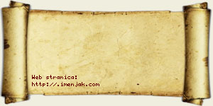 Tijana Zečević vizit kartica